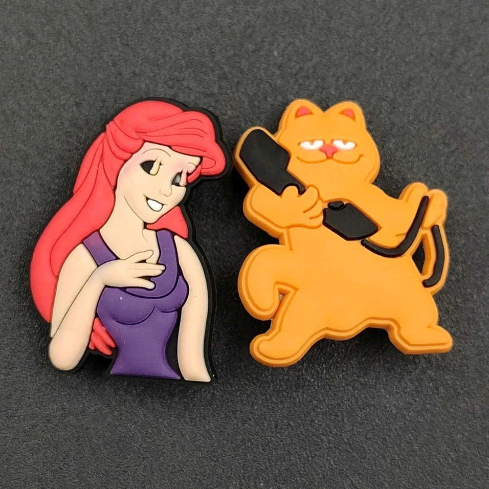 10 Cartoon Shoe Charms Cute Characters Fits Shoes Wristband Accessories New📸👀‎